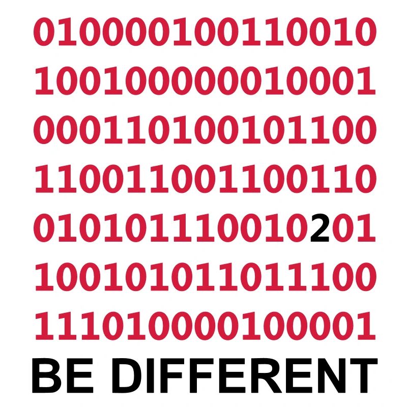 Be Different - Être différent - Binaire -