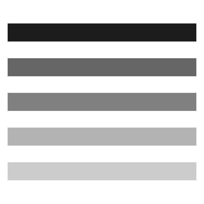 Bandes dans les tons de gris