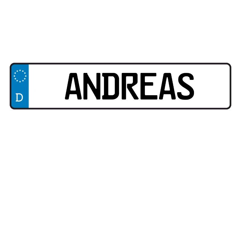 Andreas name tag gift