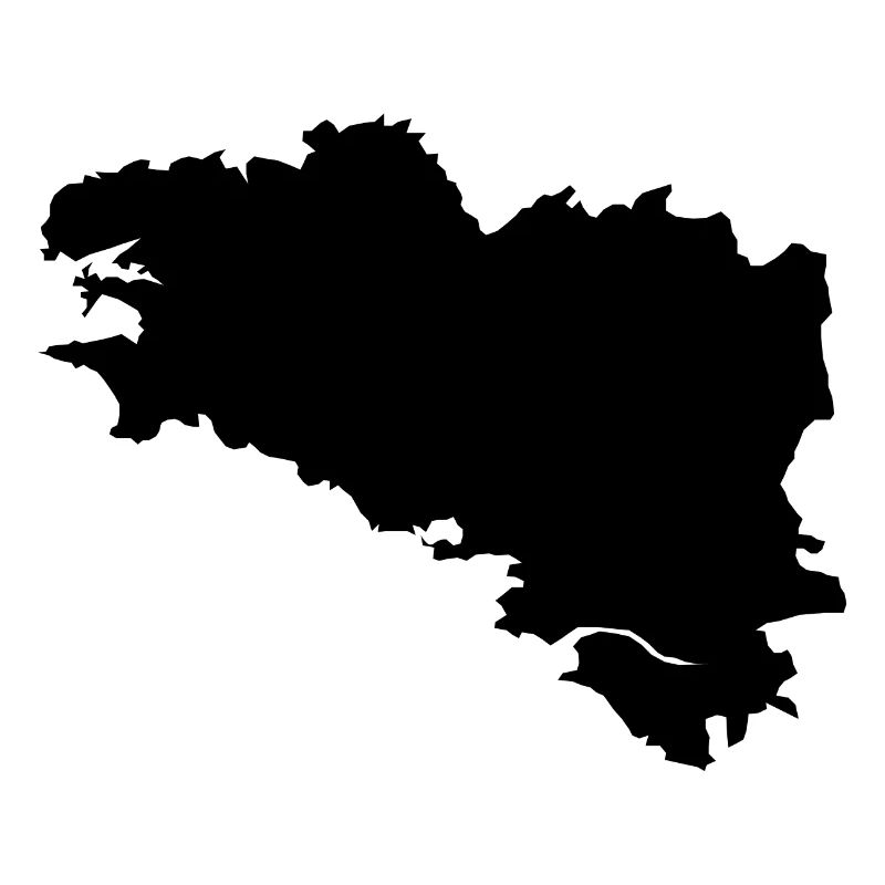 bretagne carte forme 2603 p