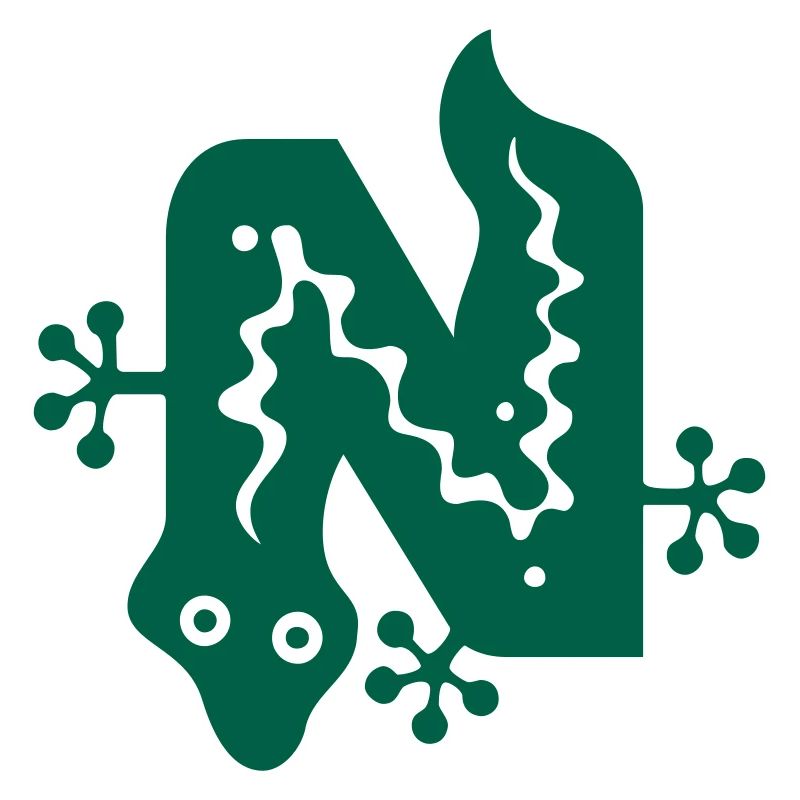 Serpent | Serpent | lettre N | Vectorale