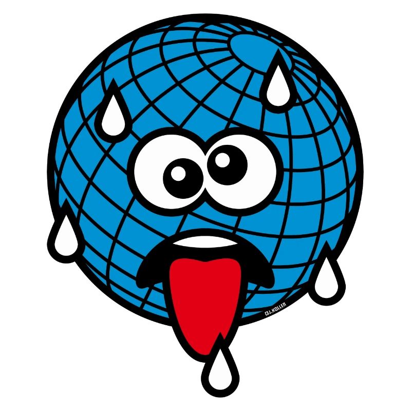 Emoticon / Climate Change / Warming / Earth Day 4C