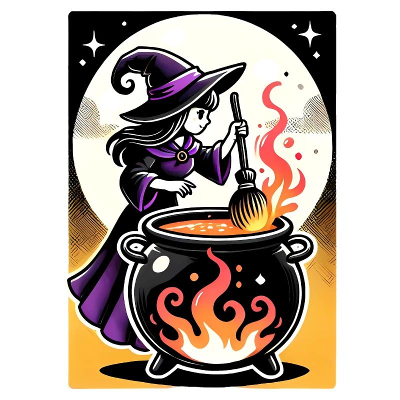 Conception de la sorcière des diables