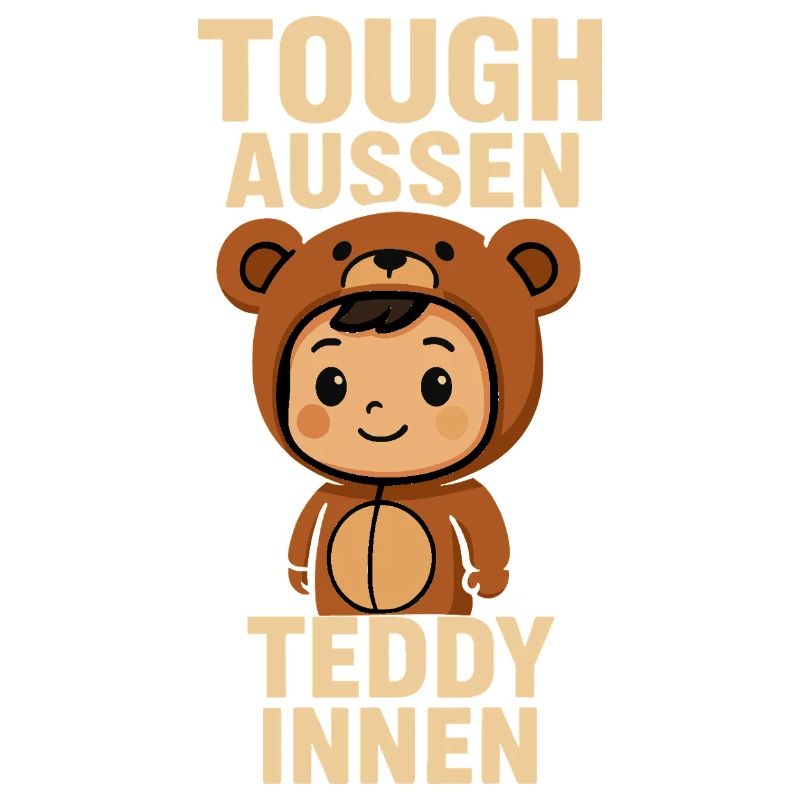 Tough Outside Teddy Inside | Bear Costume