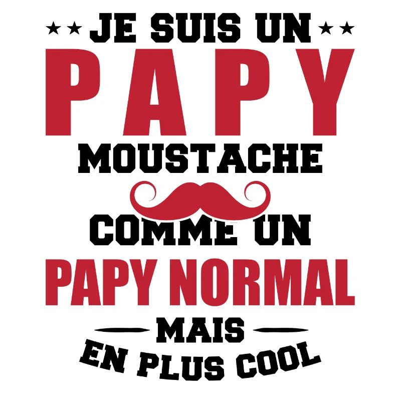 Un papy moustache comme un papy normal