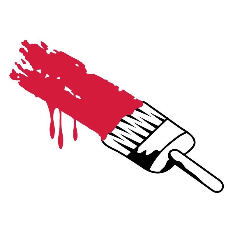 Une brosse avec des couleurs