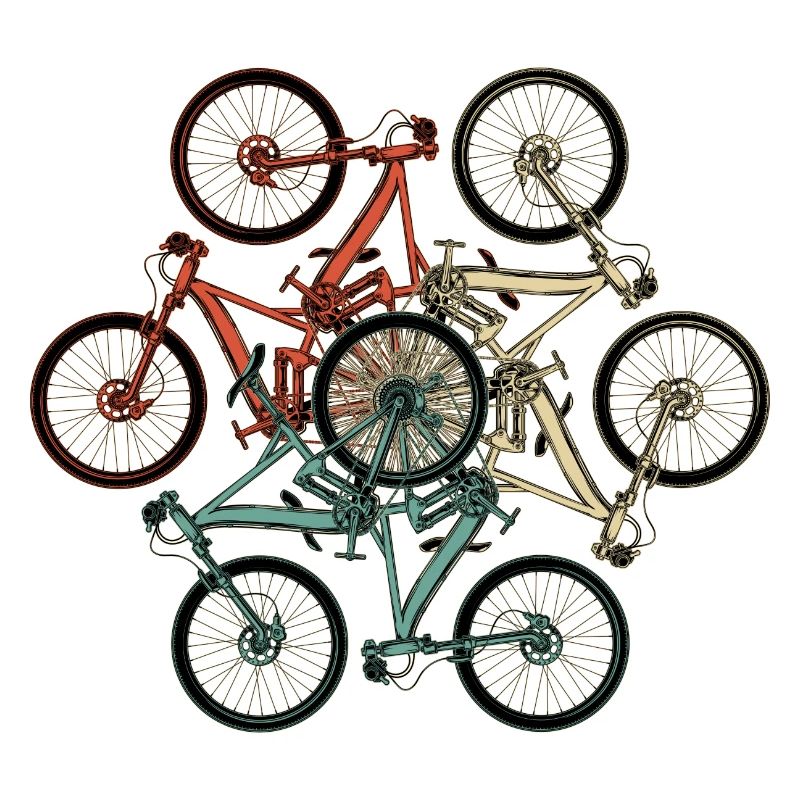 Bike Stack Collage