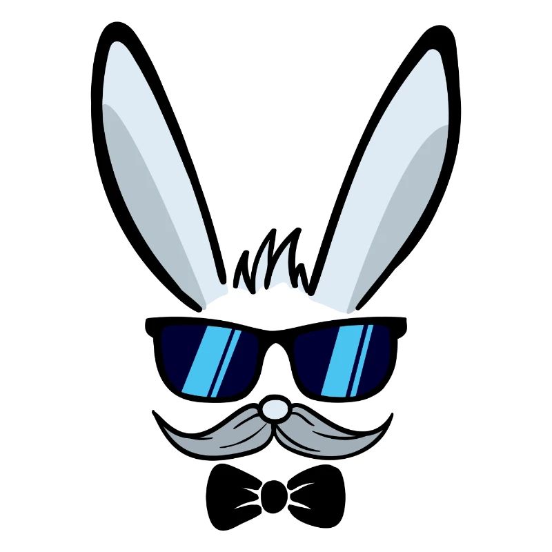 Il | Lapin de Pâques Visage Lapins de Pâques Joyeuses Pâques