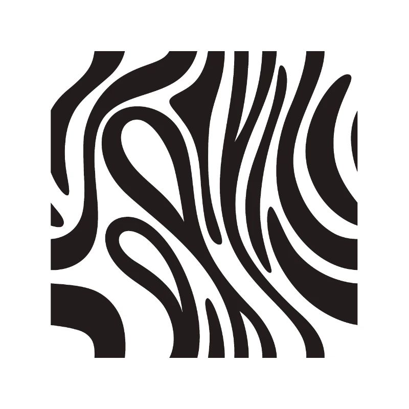 Zebra decoration - African savannah effect.