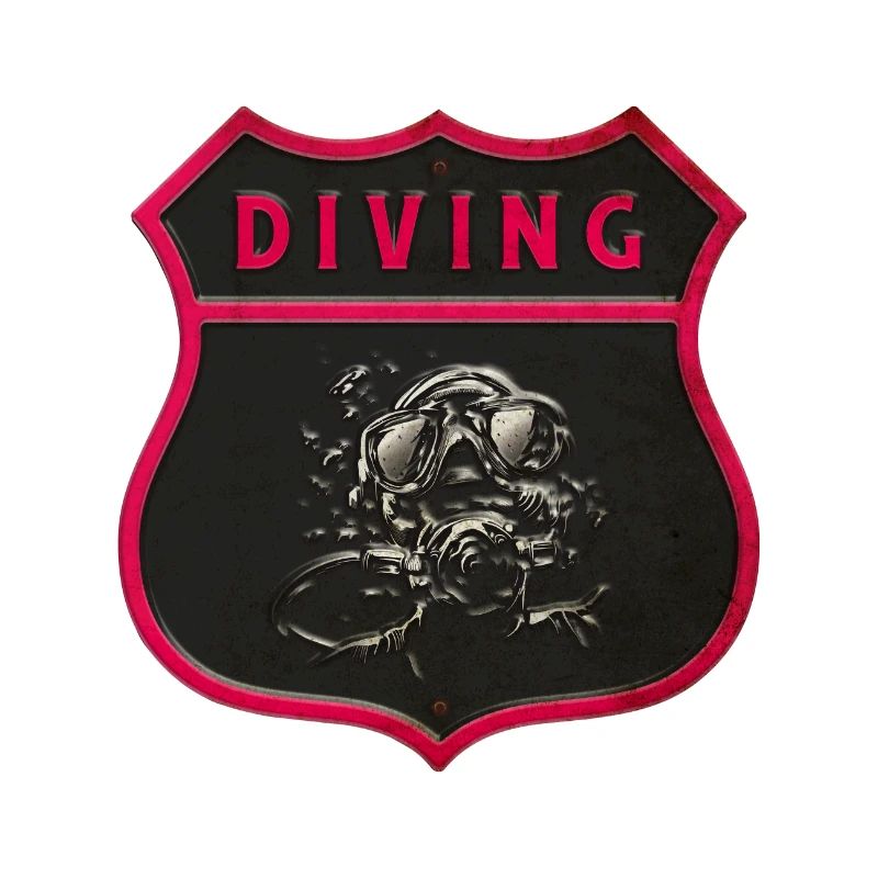 diver crest design