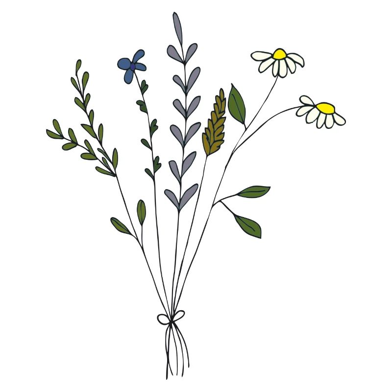 bouquet de prairies fleuries
