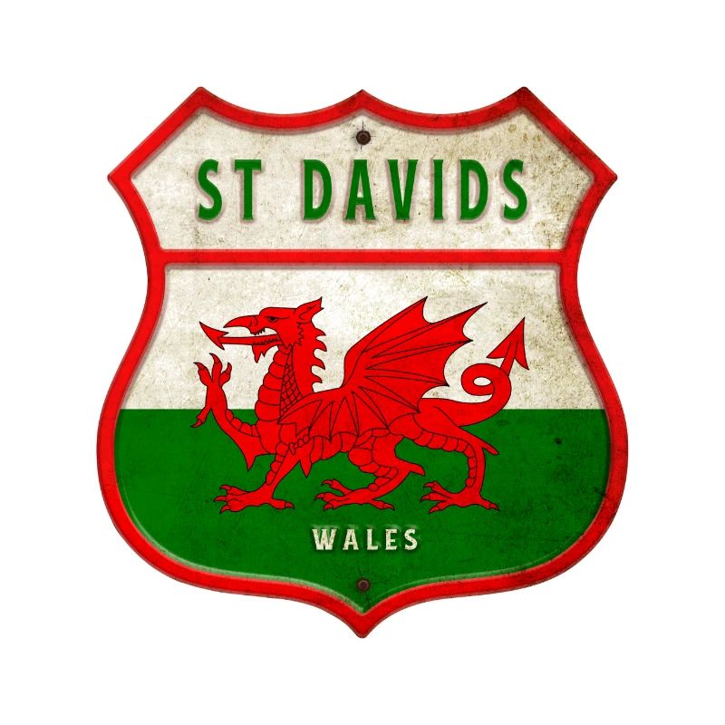 St Davids Pays de Galles Drapeau Design