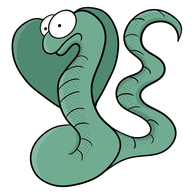 A cute snake