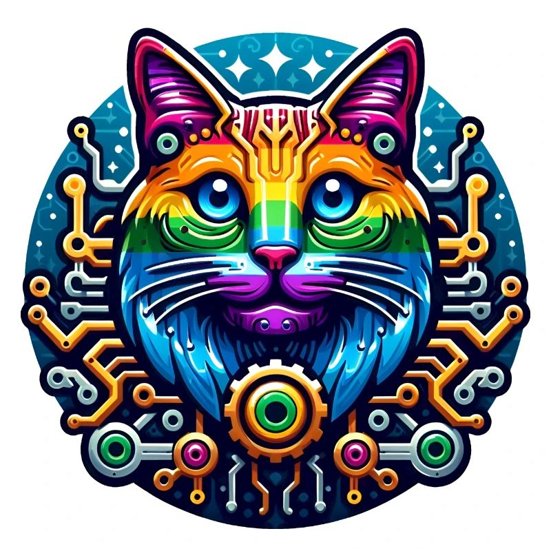 Mechanical Rainbow Cat