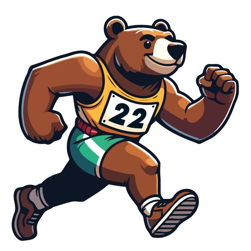 Marathon Bear: The Speedy Runner
