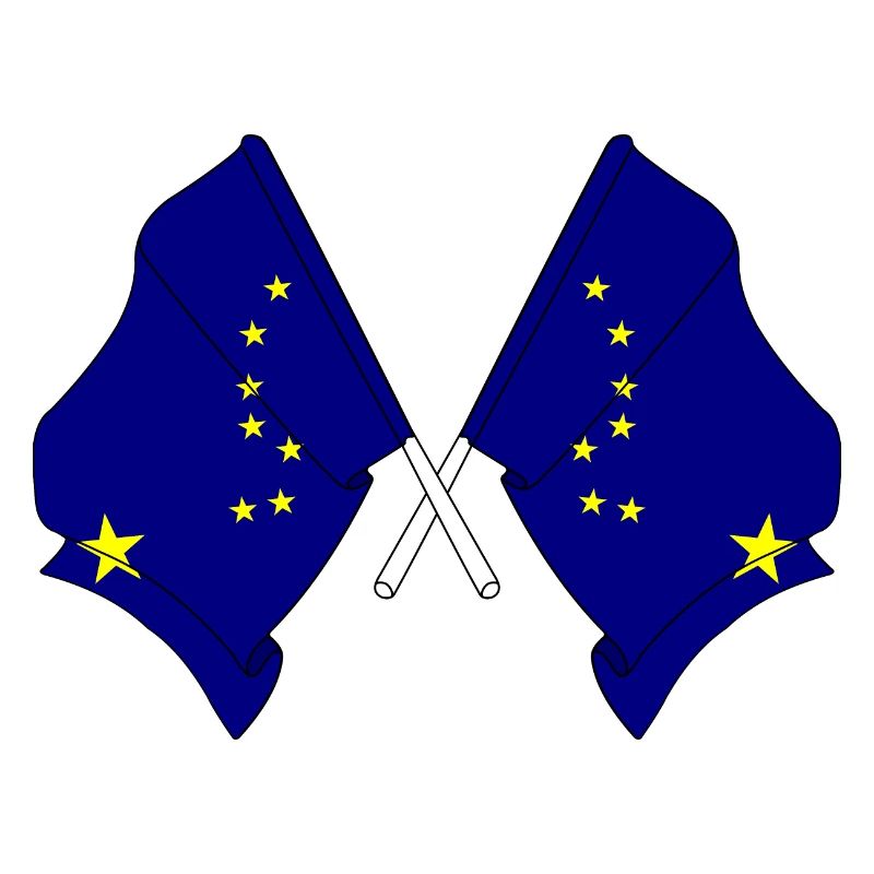 Two flags Alaska