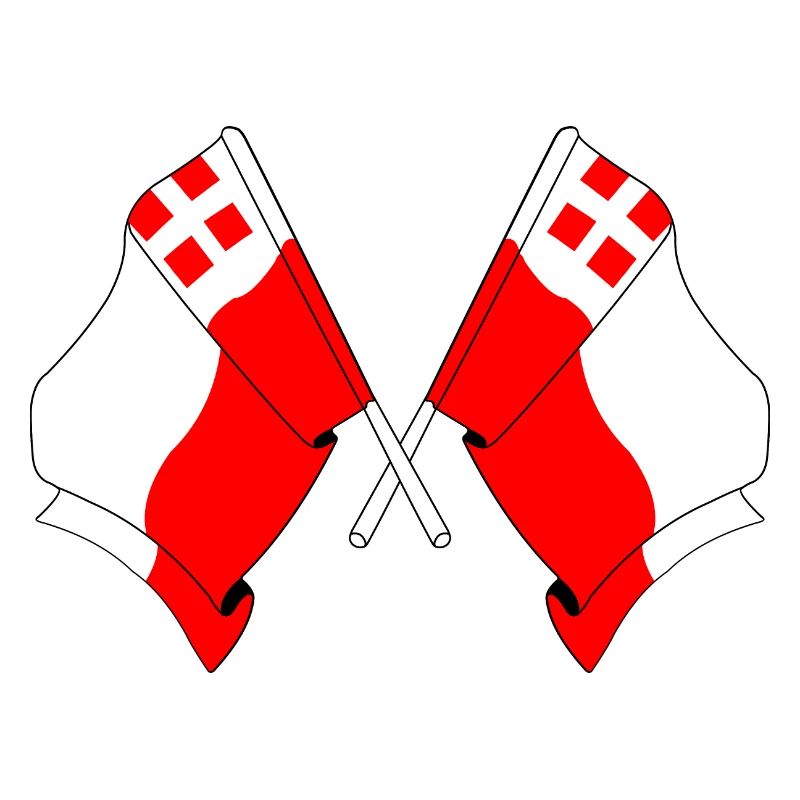 Deux drapeaux de la province d'Utrecht
