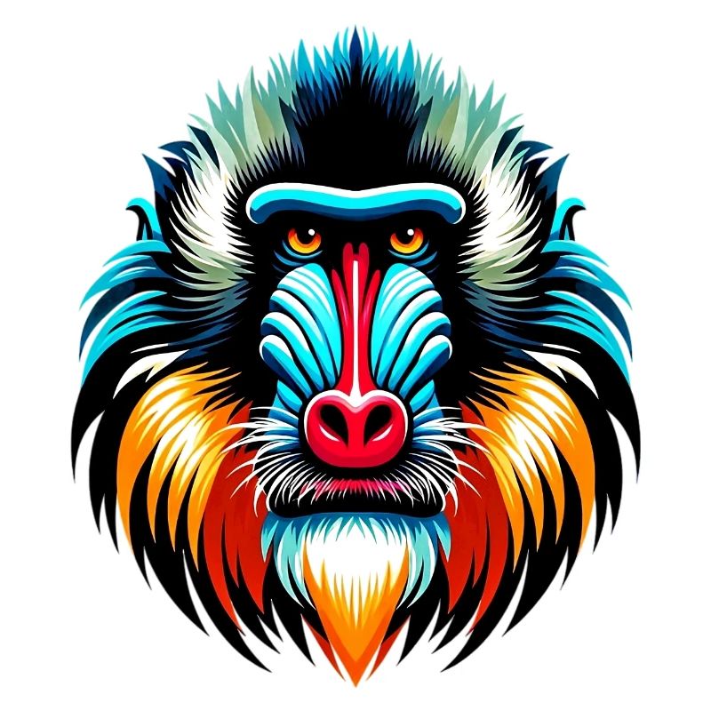 Mandrill monkey
