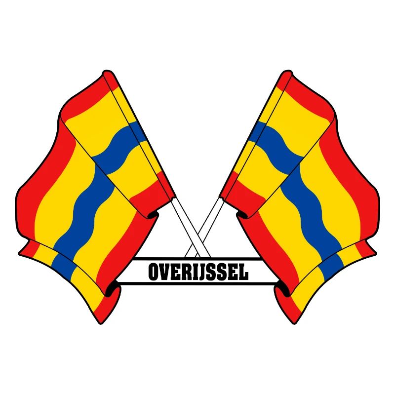 Texte à deux drapeaux OVERIJSSEL