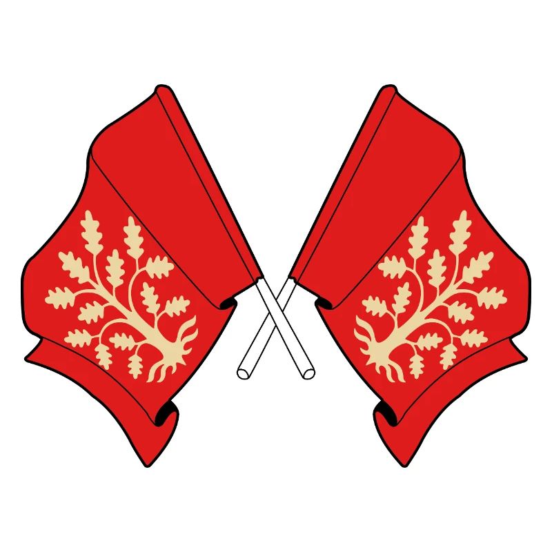 Drapeaux croisés de la conception symbolique d’Agder