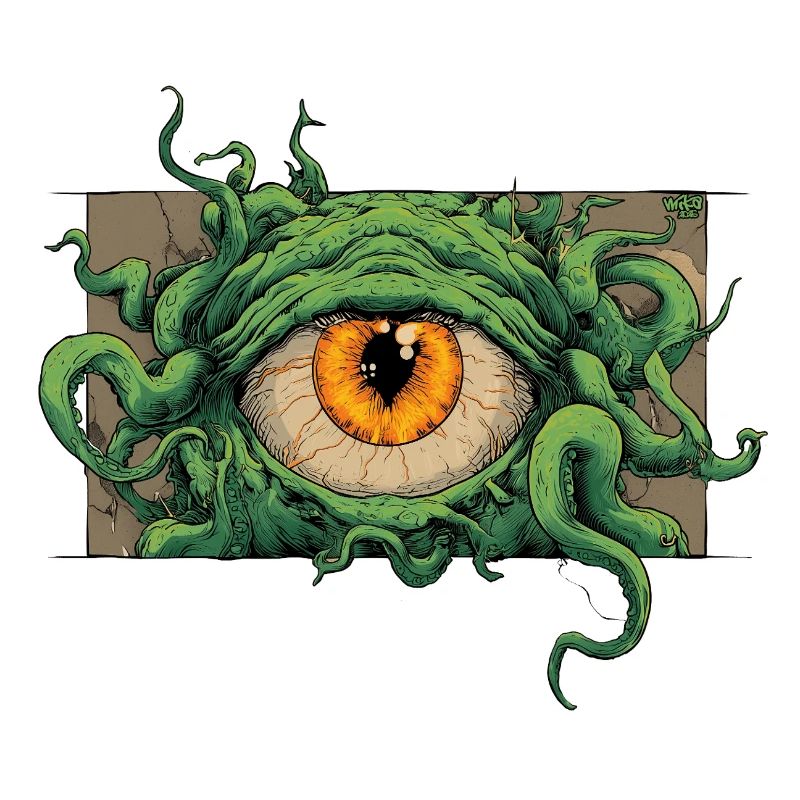Globe oculaire monstre