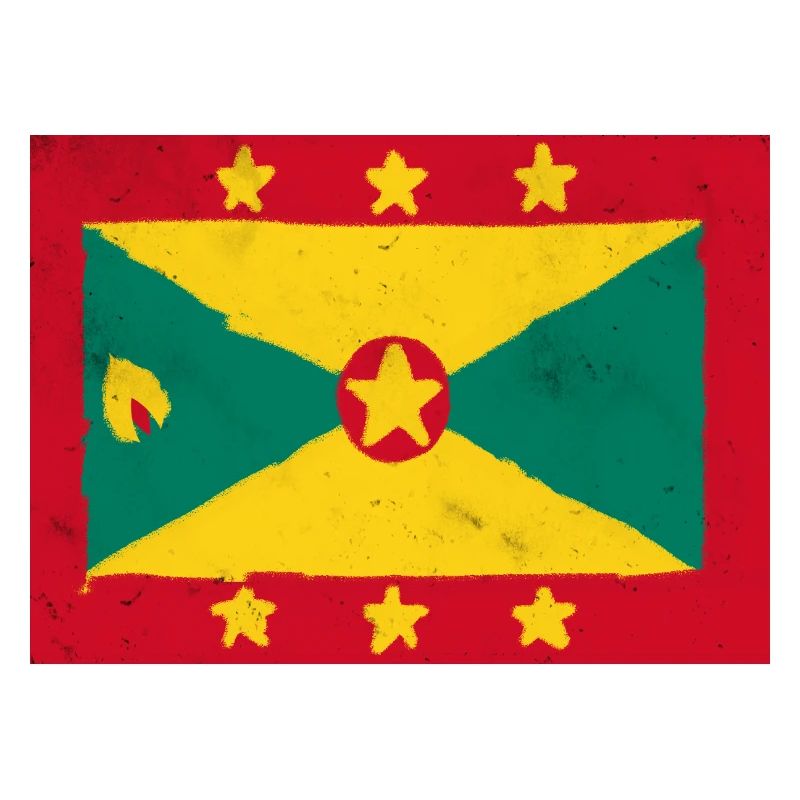 Drapeau de Grenade – Île colorée