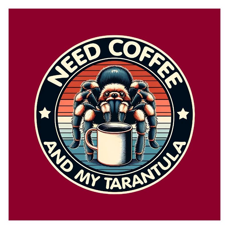 Just need coffee and my spider tarantula