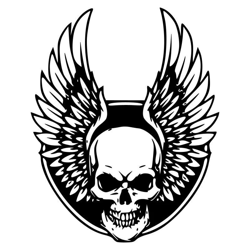 Griffe de mort avec ailes d’ange