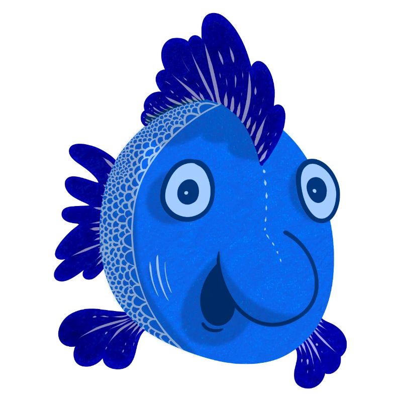 Poisson bleu
