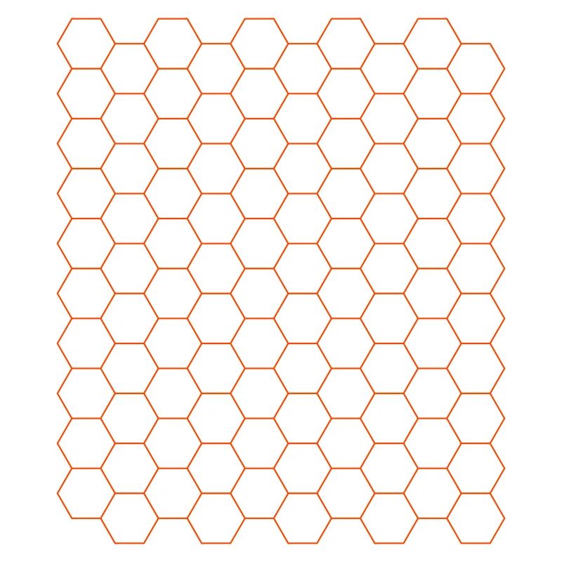 Futuristic Hexagon Pattern Design
