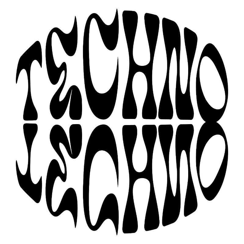 Conception de logo Techno liquid