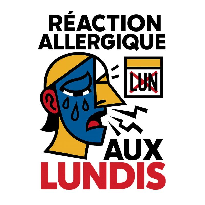 Expression de Réaction Allergique Lundi