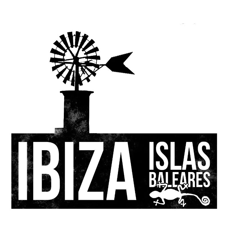 Île d’Ibiza Silhouette Éolienne