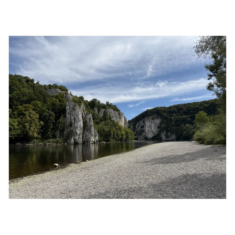 Kelheim River Cliffs Landscape Danube Gorge