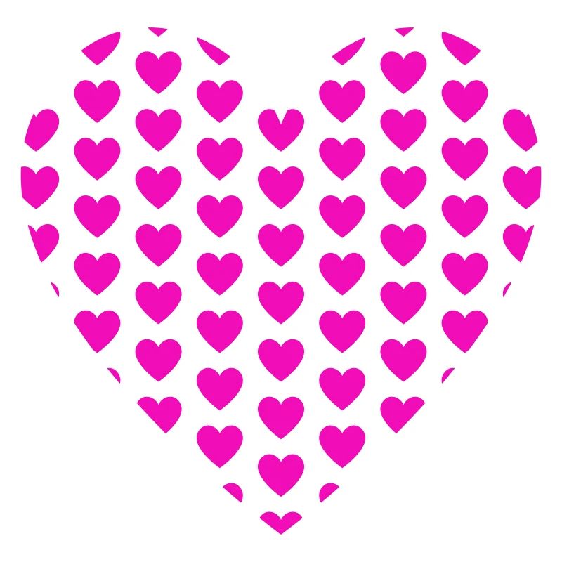 Heart Hearts Patch Pattern