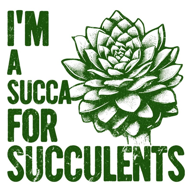 Je suis une sucque pour les succulentes