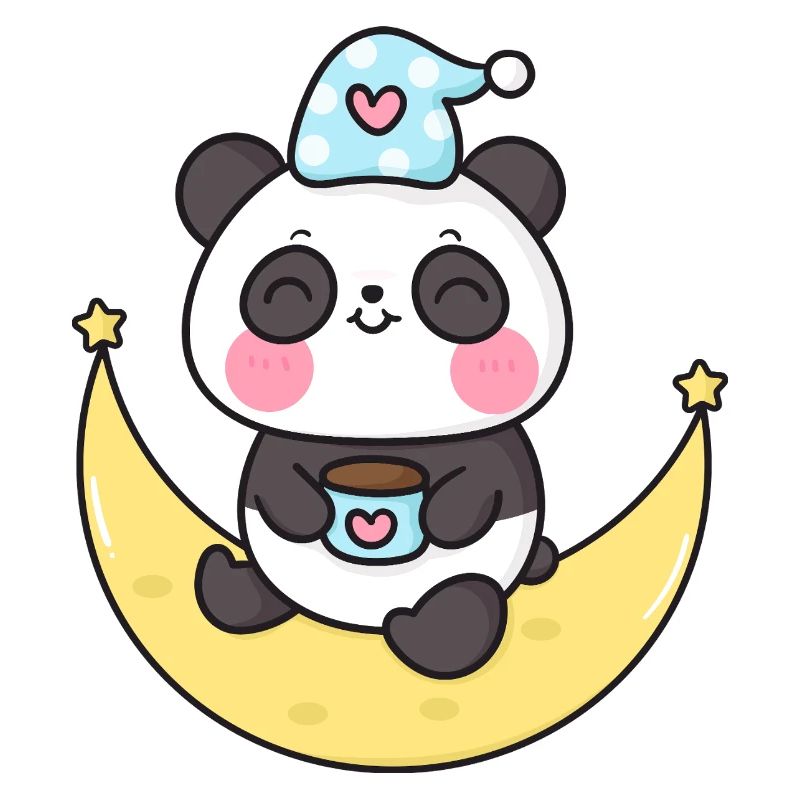 Panda Céleste sur la Lune