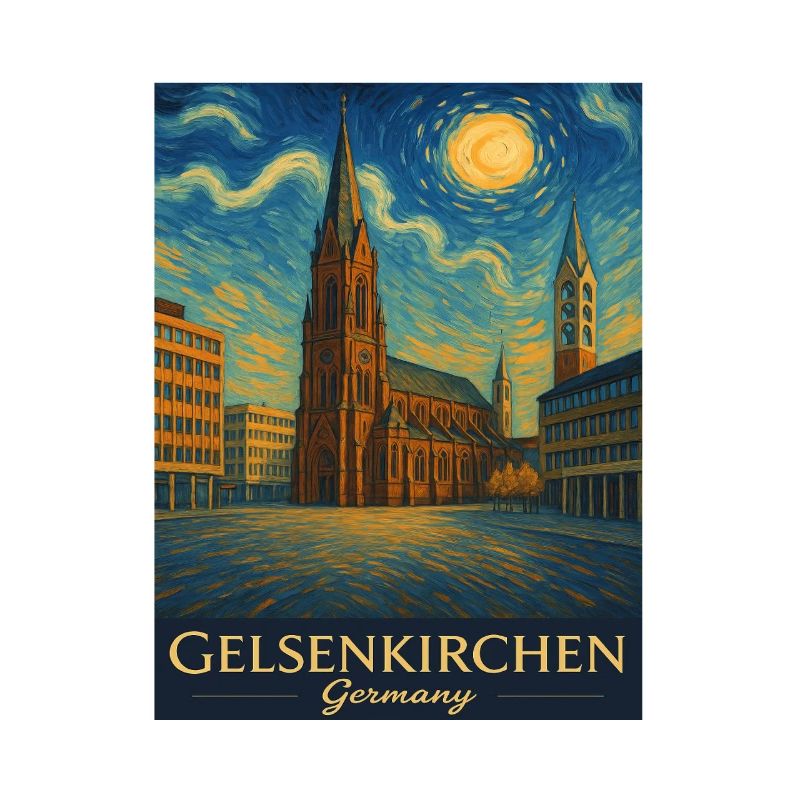 Gelsenkirchen Cathedral Starry Sky