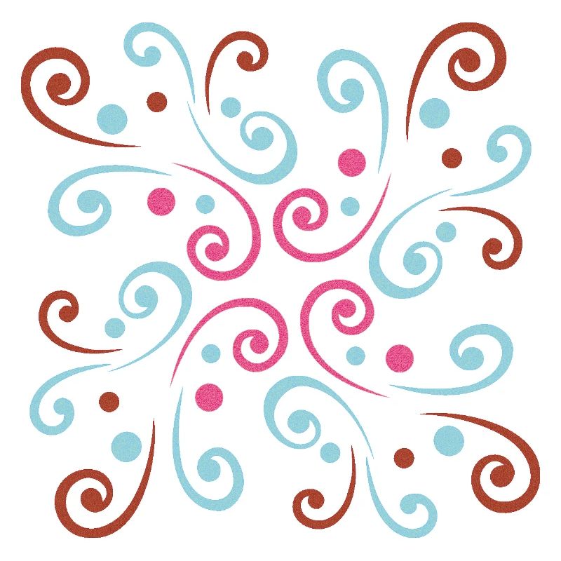Abstract wavy design by Cean