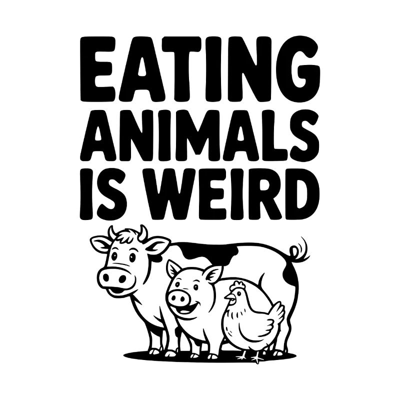 Manger des animaux, c’est bizarre