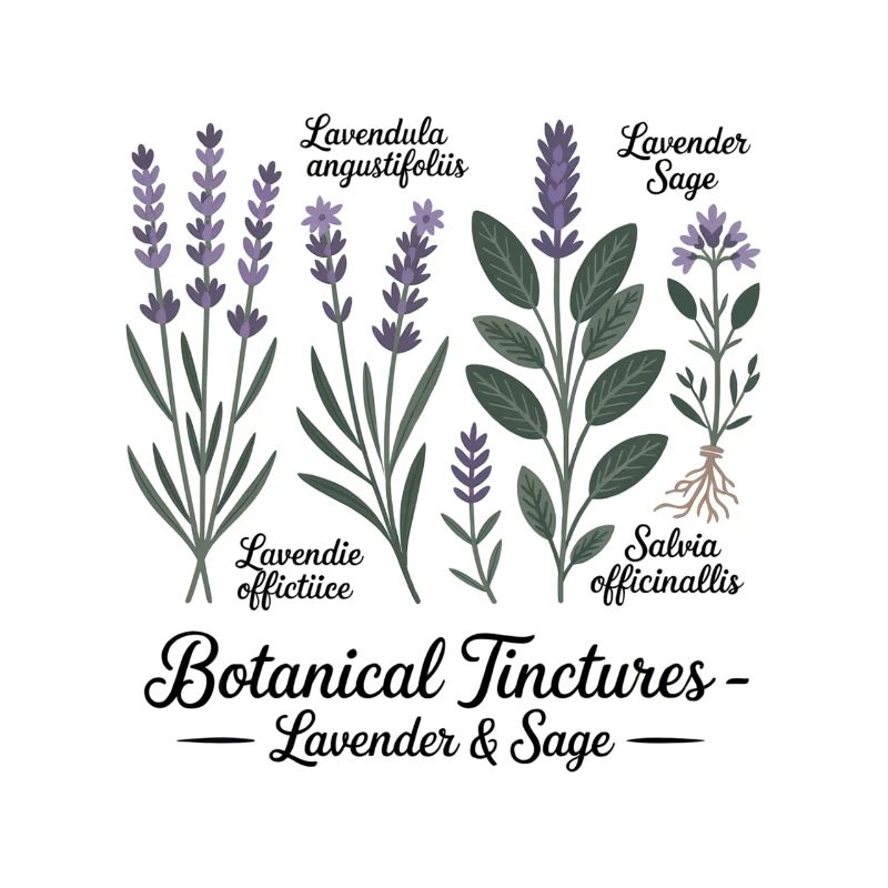 Botanical Tinctures – Lavender & Sage
