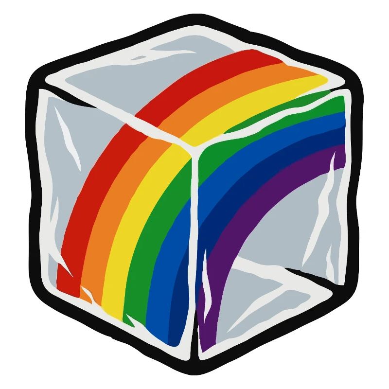 Arc-en-ciel en cube