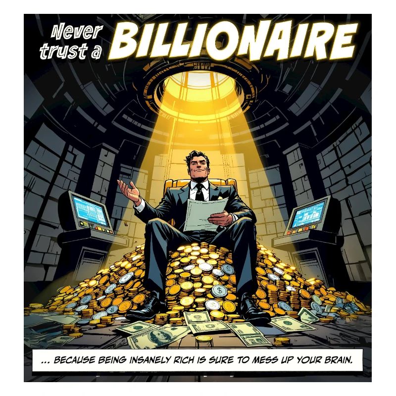 Don't trust a billionaire