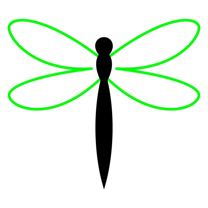 Silhouette de la Libellule