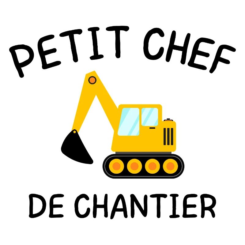 Petit Chef de Chantier Engin de Construction Pelle