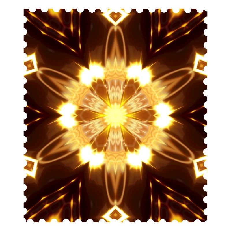 Fiery Mandala Light Play