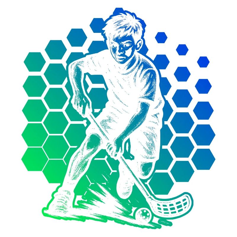 Conception compacte de floorball pour floorball