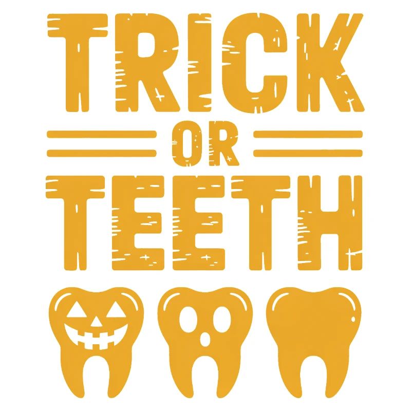 Trick or Teeth Halloween Tees