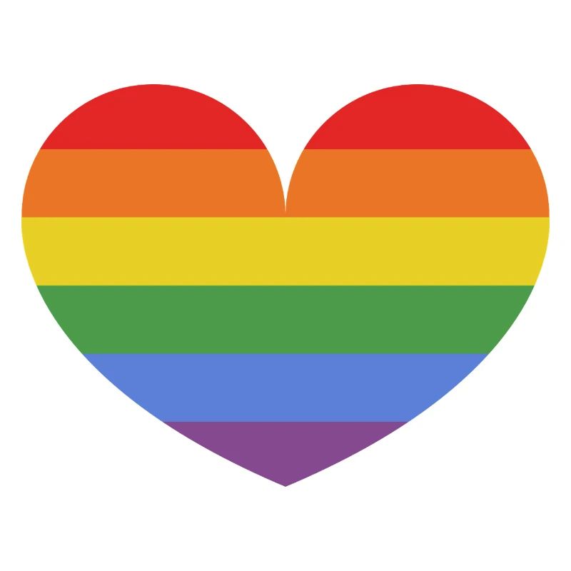 Rainbow heart