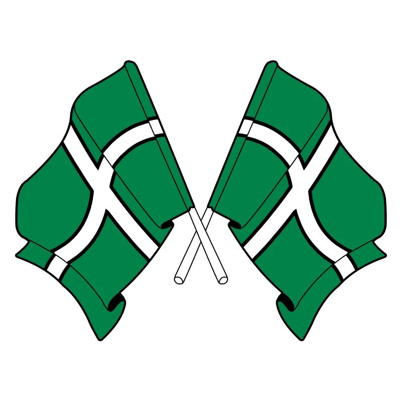 Drapeaux croisés du Devon